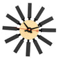 LeisureMod Vdara Modern Design Block Silent Non-Ticking Wall Clock | Clocks | Modishstore - 5