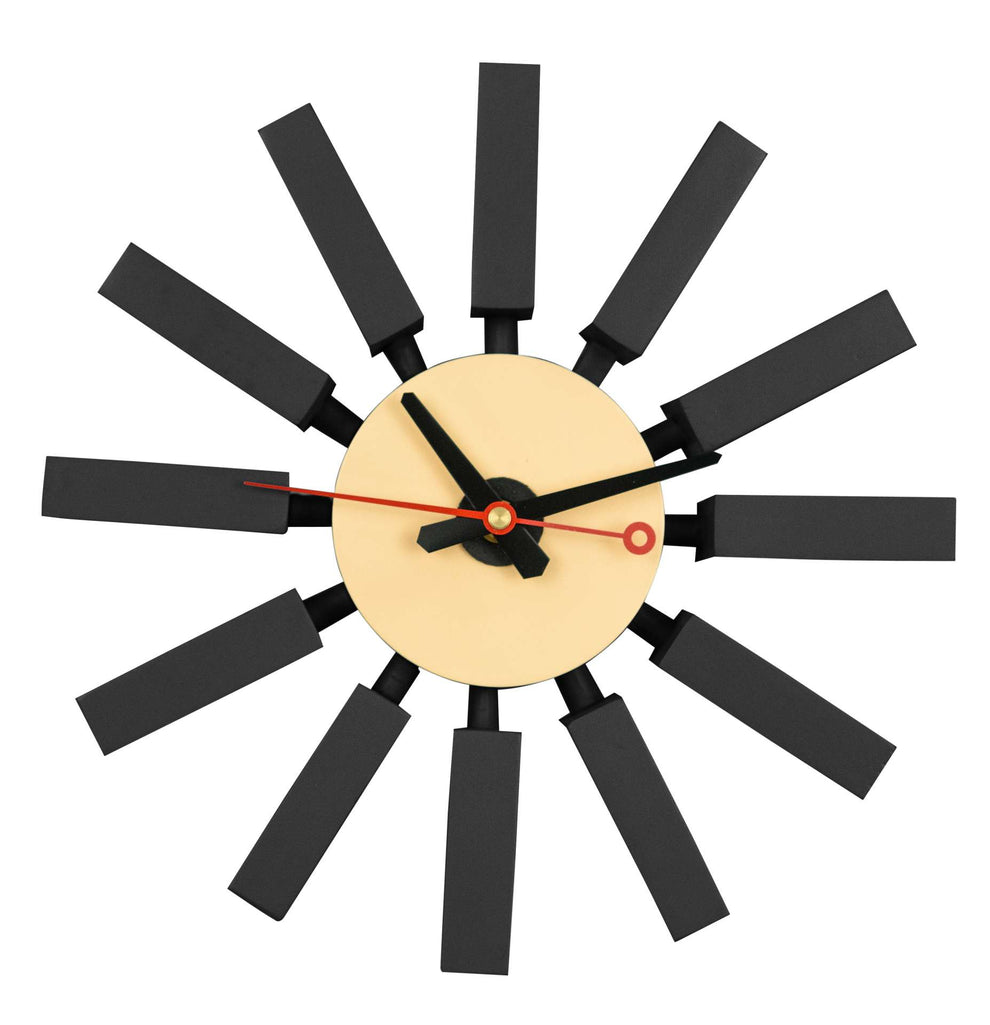 LeisureMod Vdara Modern Design Block Silent Non-Ticking Wall Clock | Clocks | Modishstore - 5