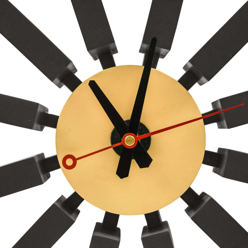 LeisureMod Vdara Modern Design Block Silent Non-Ticking Wall Clock | Clocks | Modishstore - 6