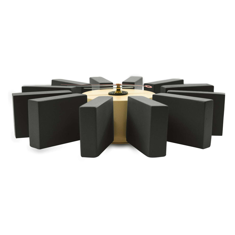 LeisureMod Vdara Modern Design Block Silent Non-Ticking Wall Clock | Clocks | Modishstore - 7
