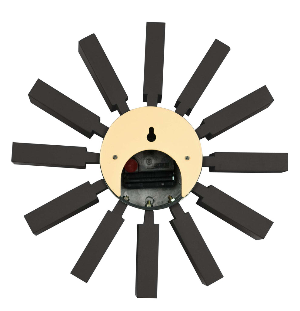 LeisureMod Vdara Modern Design Block Silent Non-Ticking Wall Clock | Clocks | Modishstore - 8