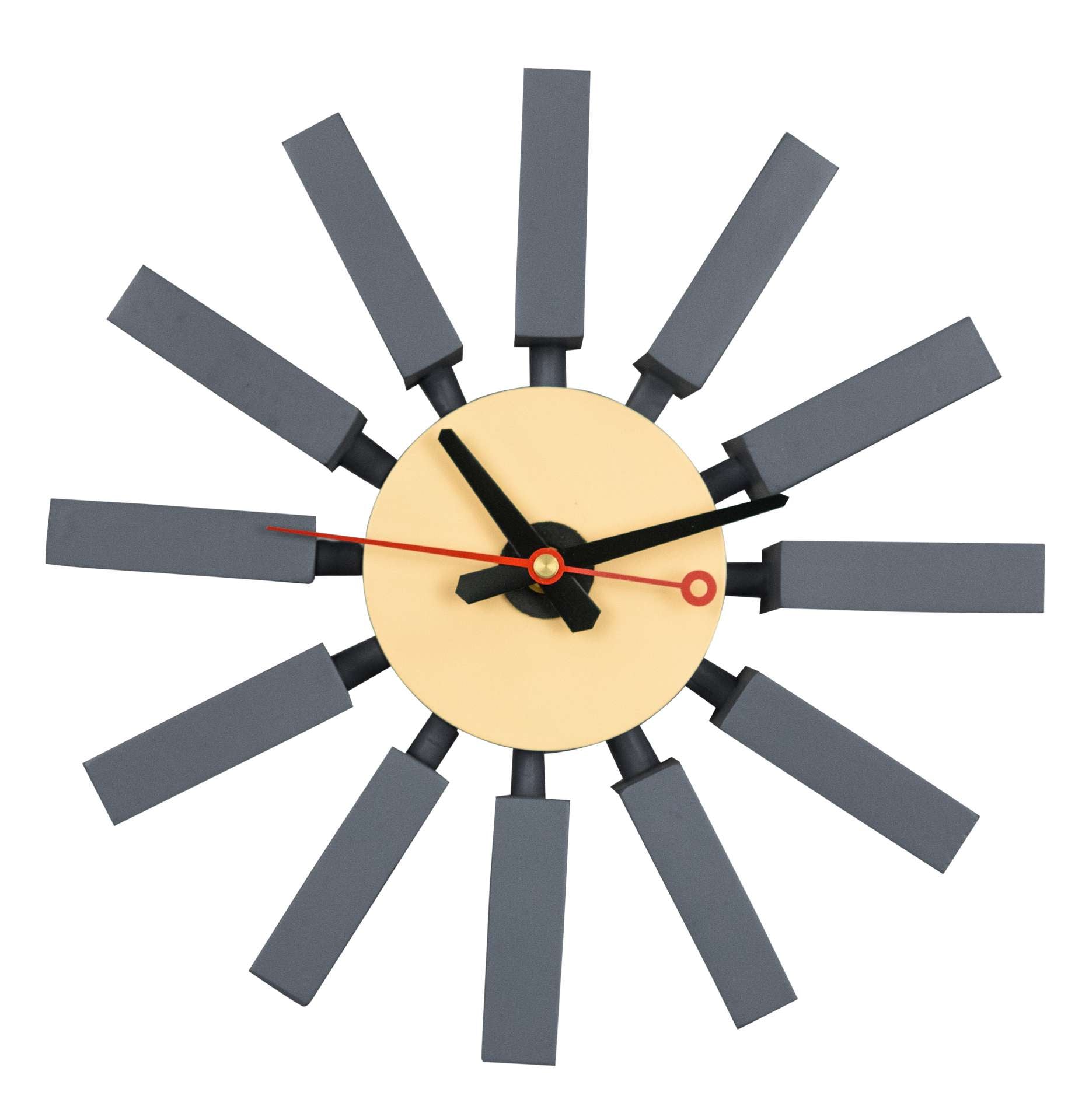 LeisureMod Vdara Modern Design Block Silent Non-Ticking Wall Clock | Clocks | Modishstore - 9