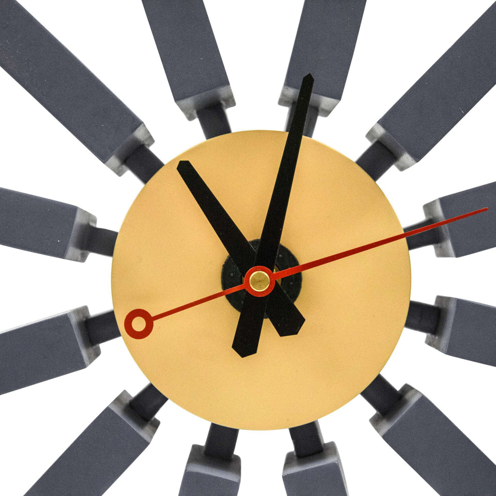 LeisureMod Vdara Modern Design Block Silent Non-Ticking Wall Clock | Clocks | Modishstore - 10