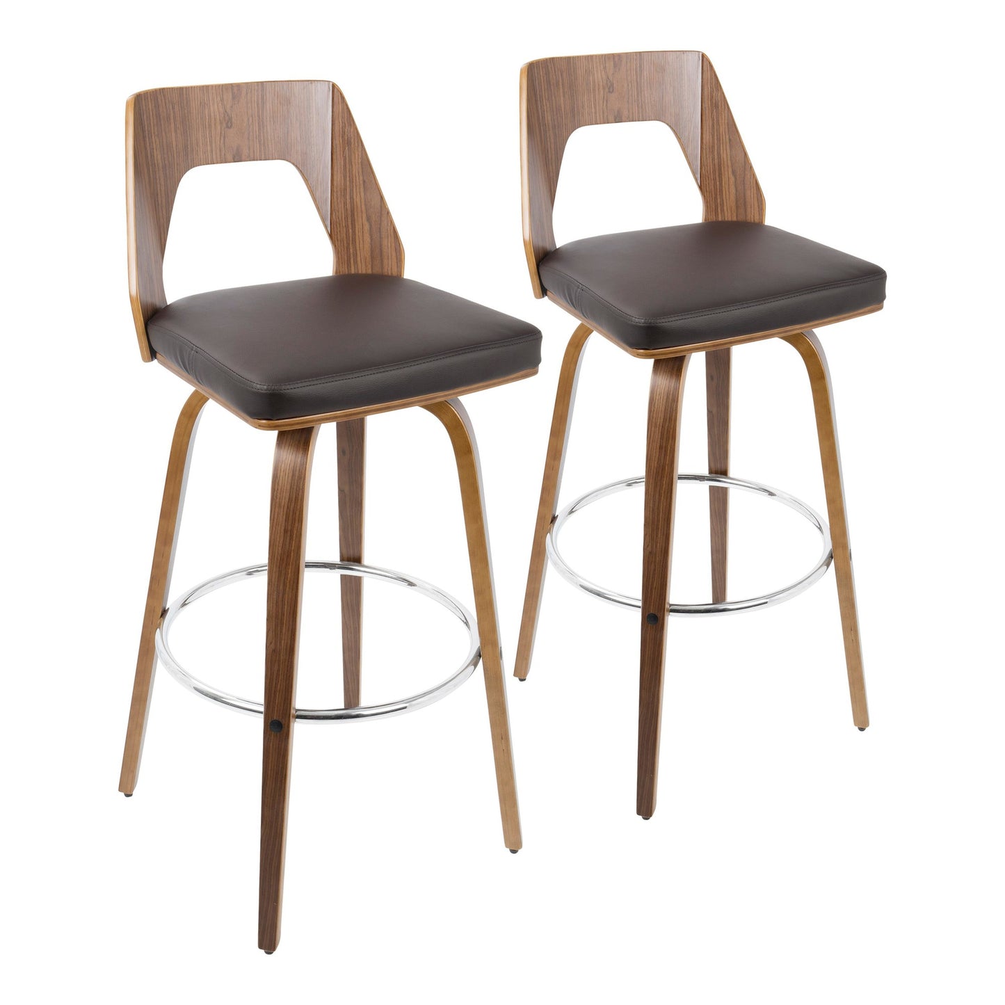 LumiSource Trilogy 30" Barstool - Set of 2-35