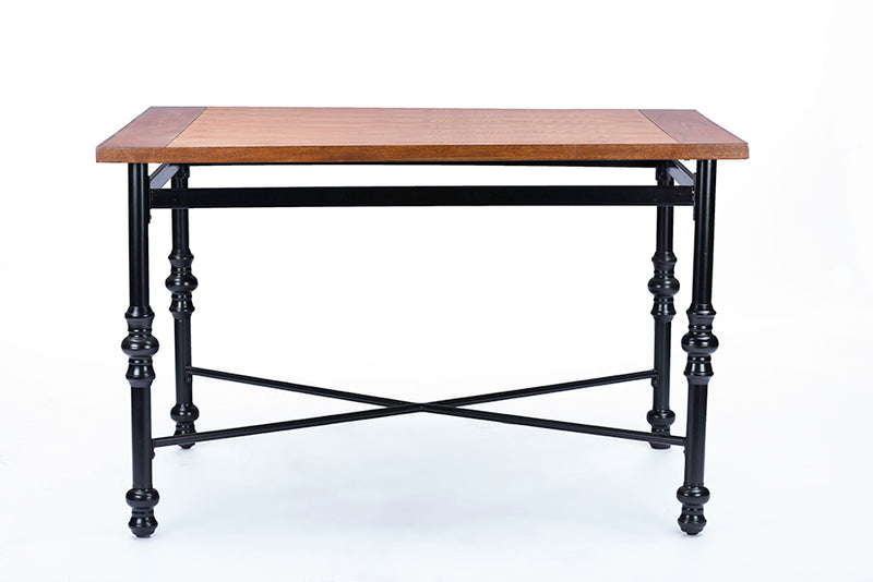 Baxton Studio Broxburn Wood & Metal Industrial Dining Table | Dining Tables | Modishstore