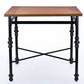 Baxton Studio Broxburn Wood & Metal Industrial Pub Table | Pub Tables | Modishstore
