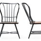 Baxton Studio Longford "Dark-Walnut" Wood and Black Metal Vintage Industrial Dining Chair (Set of 2) | Modishstore | Dining Chairs - 4