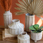 White Ceramic Planters Set Of 5 By kalalou | Planters, Troughs & Cachepots |  Modishstore 