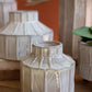 White Ceramic Planters Set Of 5 By kalalou | Planters, Troughs & Cachepots |  Modishstore  - 4