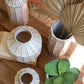 White Ceramic Planters Set Of 5 By kalalou | Planters, Troughs & Cachepots |  Modishstore  - 2