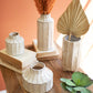 White Ceramic Planters Set Of 5 By kalalou | Planters, Troughs & Cachepots |  Modishstore  - 3