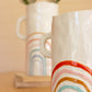 Ceramic Rainbow Vases With Handles #1 Set Of 2 By Kalalou | Vases |  Modishstore  - 3