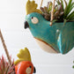 Ceramic Birds Hanging Planters Set Of 2 By Kalalou | Planters, Troughs & Cachepots | Modishstore - 2