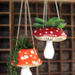 Ceramic Toadstool Hanging Planters Set Of 2 By Kalalou | Planters, Troughs & Cachepots | Modishstore
