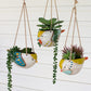 Ceramic Hanging Bird Planters Set Of 3 By Kalalou | Planters, Troughs & Cachepots |  Modishstore 