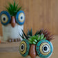 Set Of Three Ceramic Owl Planters By Kalalou | Planters, Troughs & Cachepots | Modishstore - 4