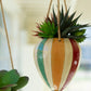 Set Of Two Ceramic Hot Air Balloon Hanging Planters By Kalalou | Planters, Troughs & Cachepots | Modishstore - 2