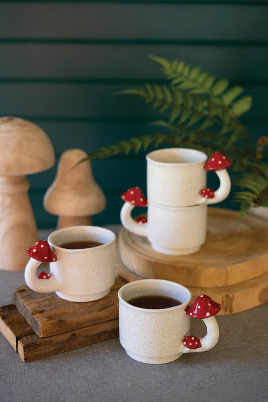 Ceramic Mug - Mushroom By Kalalou | Decor | Modishstore