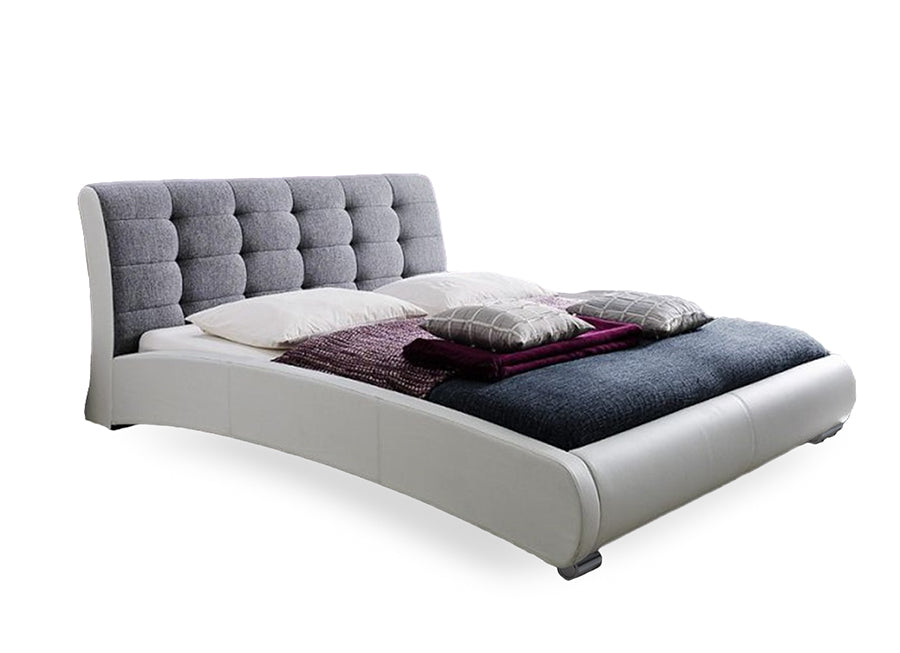 Baxton Studio Guerin Contemporary Queen-Size Platform Bed | Beds | Modishstore - 2
