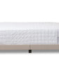 baxton studio brookfield modern and contemporary beige fabric upholstered grid tufting full size bed | Modish Furniture Store-3