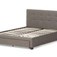 baxton studio brandy modern and contemporary grey fabric upholstered king size platform bed with storage drawer | Modish Furniture Store-7