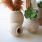 Set Of Three Natural Wooden Gourd Pots By Kalalou | Planters, Troughs & Cachepots | Modishstore - 3