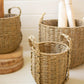 Seagrass Baskets With Handles Set Of 3 By Kalalou | Bins, Baskets & Buckets |  Modishstore  - 3