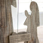 Wooden Nativity With Stand S/3 By Kalalou-3