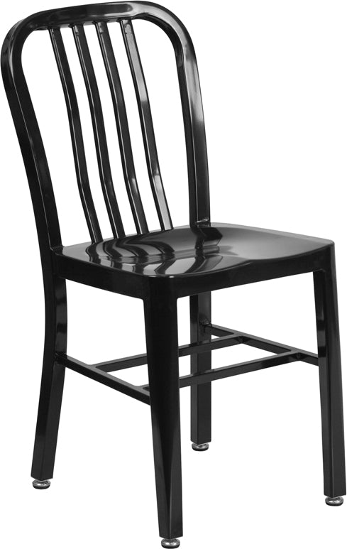 Flash Furniture Metal Indoor-Outdoor Chair | Outdoor Chairs | Modishstore - 2
