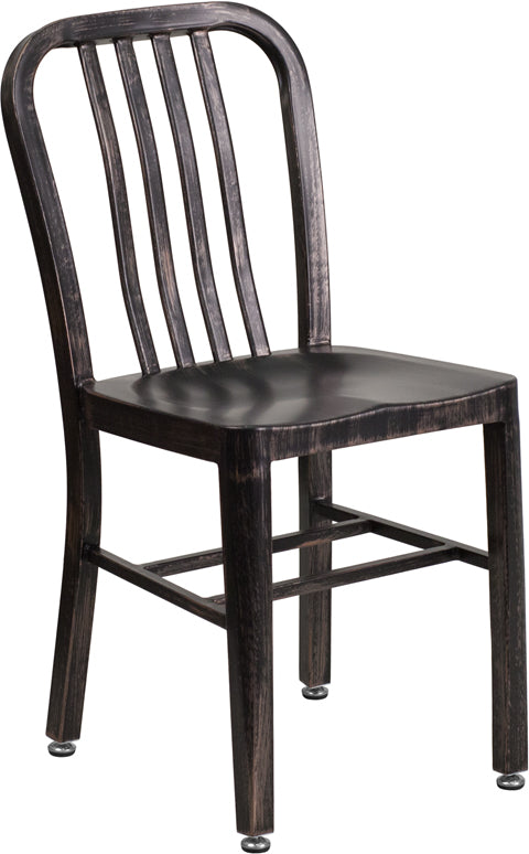 Flash Furniture Metal Indoor-Outdoor Chair | Outdoor Chairs | Modishstore - 4