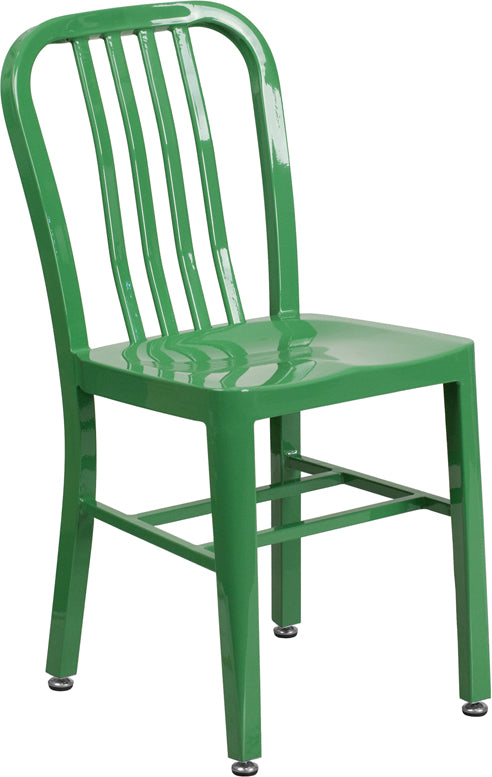Flash Furniture Metal Indoor-Outdoor Chair | Outdoor Chairs | Modishstore - 5