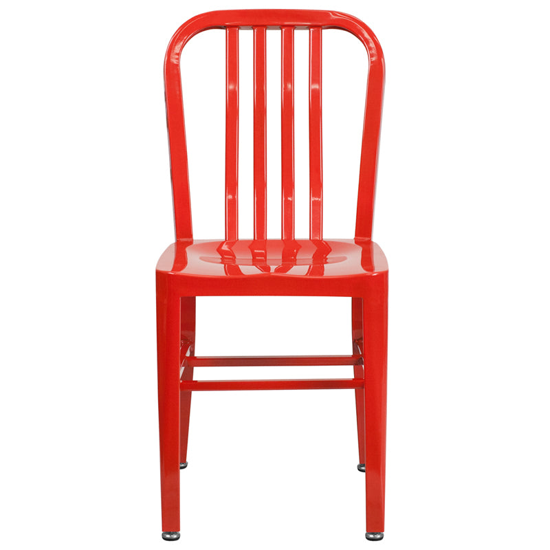 Flash Furniture Metal Indoor-Outdoor Chair | Outdoor Chairs | Modishstore-3