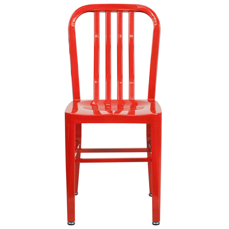 Flash Furniture Metal Indoor-Outdoor Chair | Outdoor Chairs | Modishstore - 3
