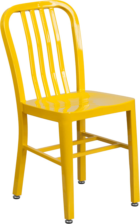 Flash Furniture Metal Indoor-Outdoor Chair | Outdoor Chairs | Modishstore - 9