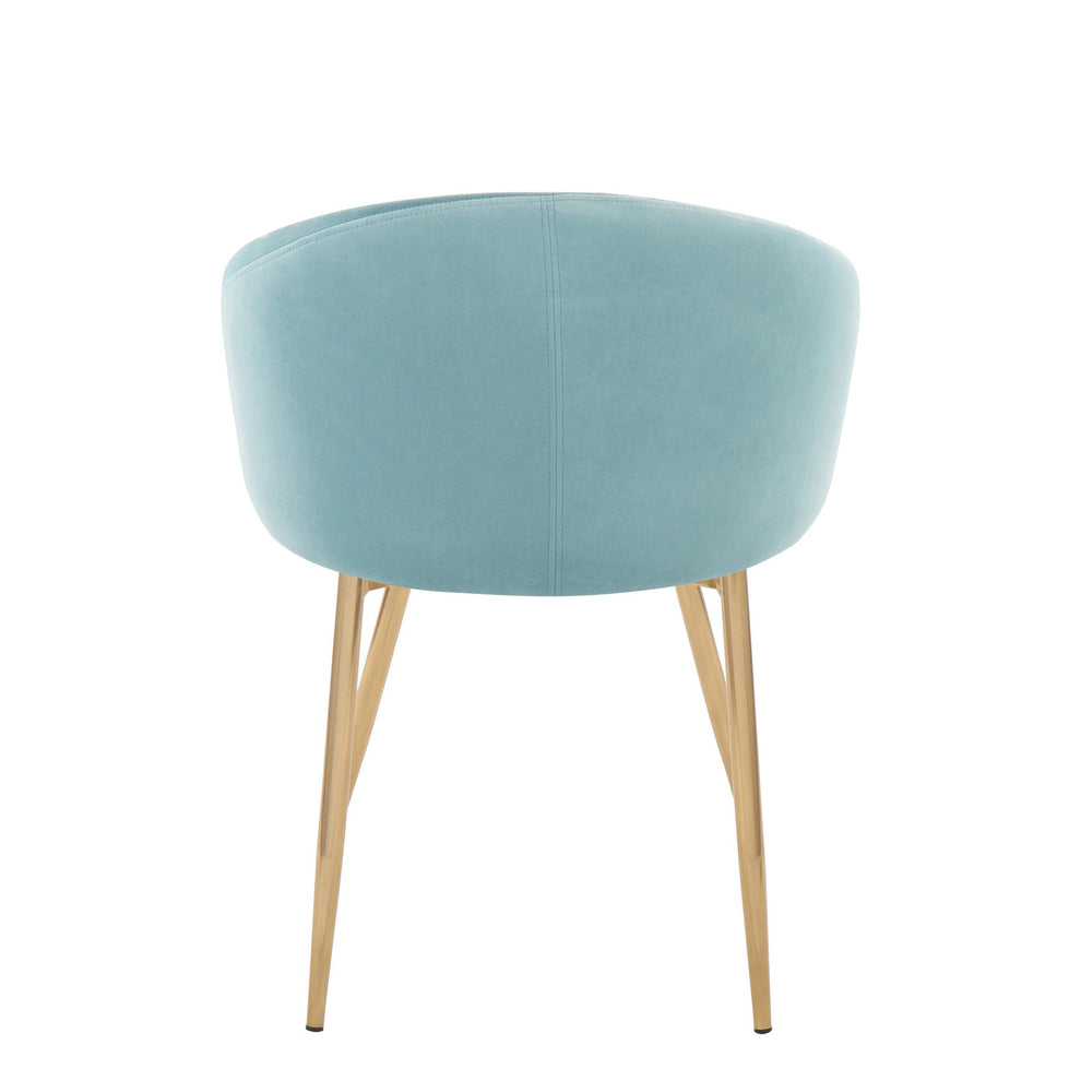 Claire Chair - Set of 2 Blue By LumiSource | Dining Chairs | Modishstore - 7