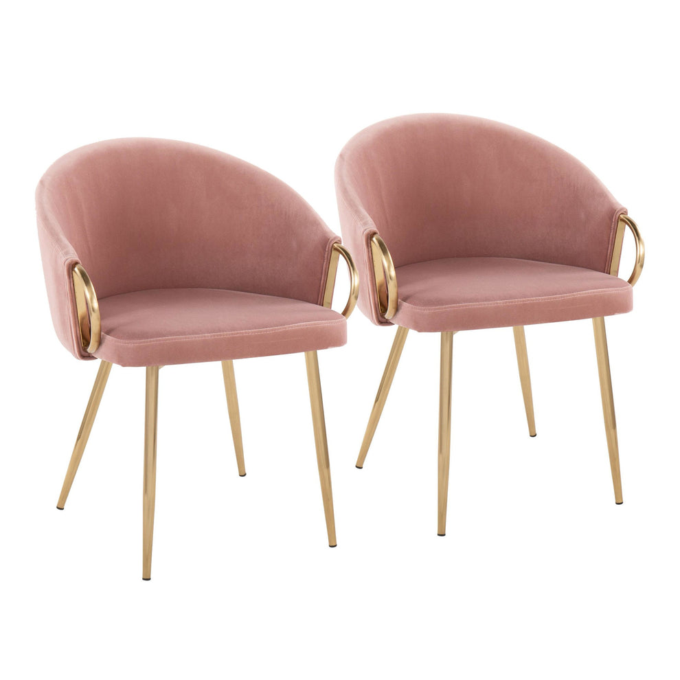Claire Chair - Set of 2 Blue By LumiSource | Dining Chairs | Modishstore - 11