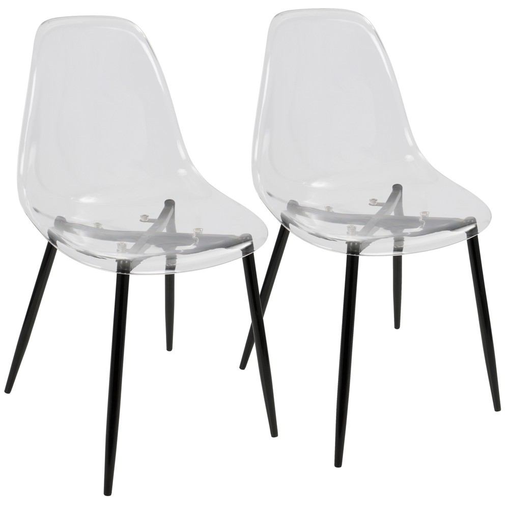 LumiSource Clara Dining Chair - Set of 2 | Modishstore | Dining Chairs