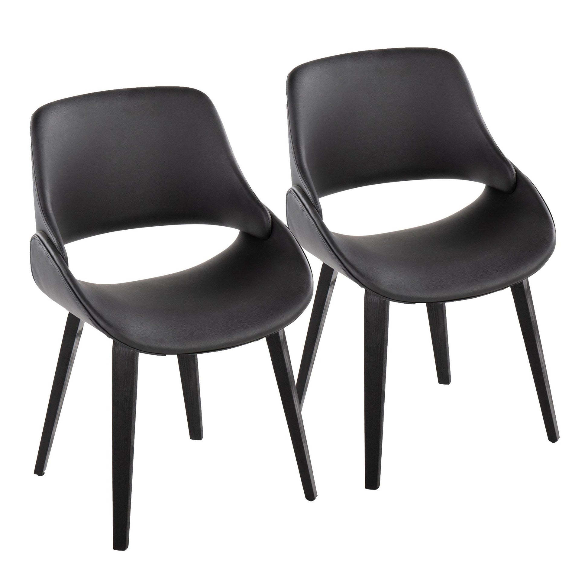 Fabrico Chair - Set of 2 By LumiSource | Dining Chairs | Modishstore - 2