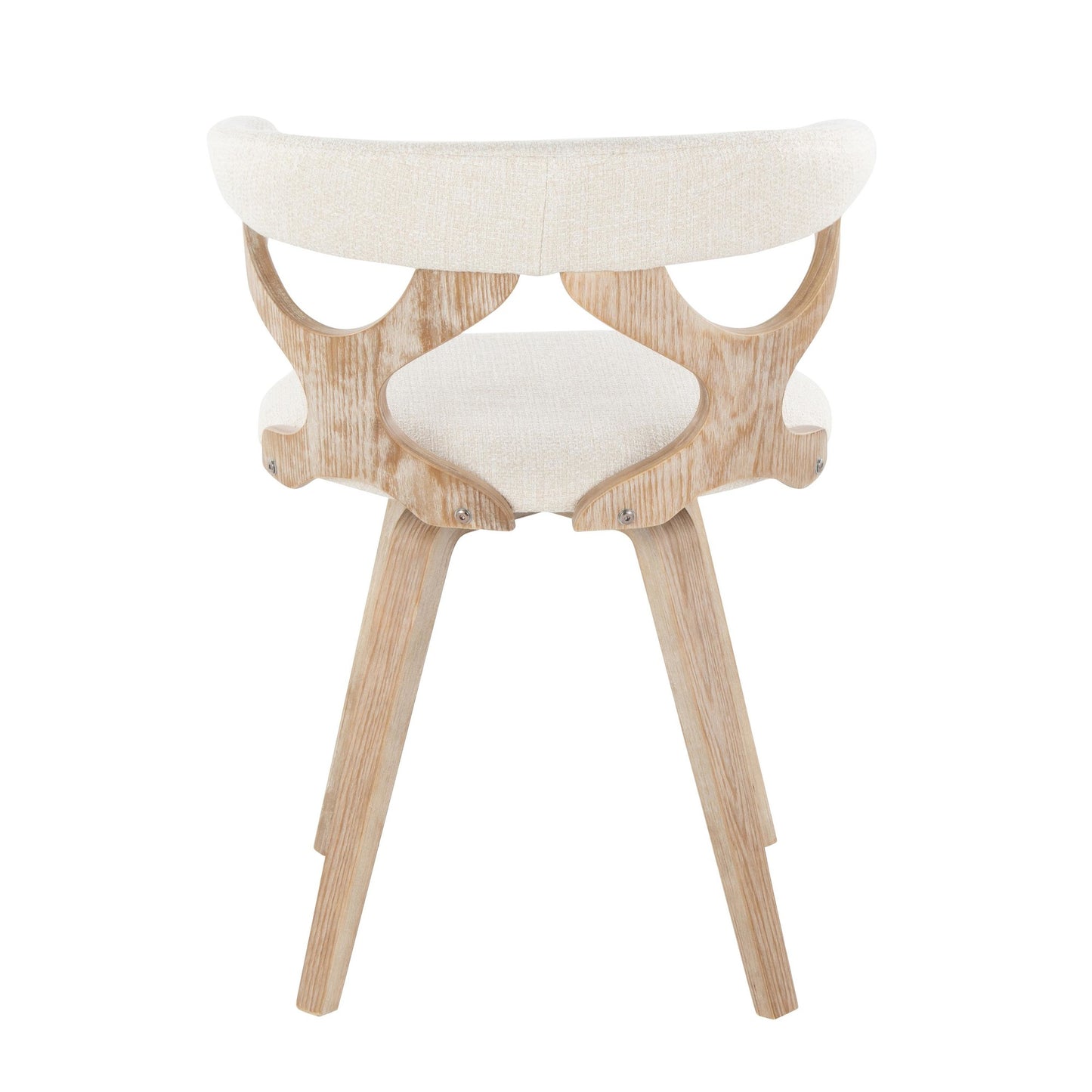 Gardenia Chair Cream By LumiSource | Dining Chairs | Modishstore - 5