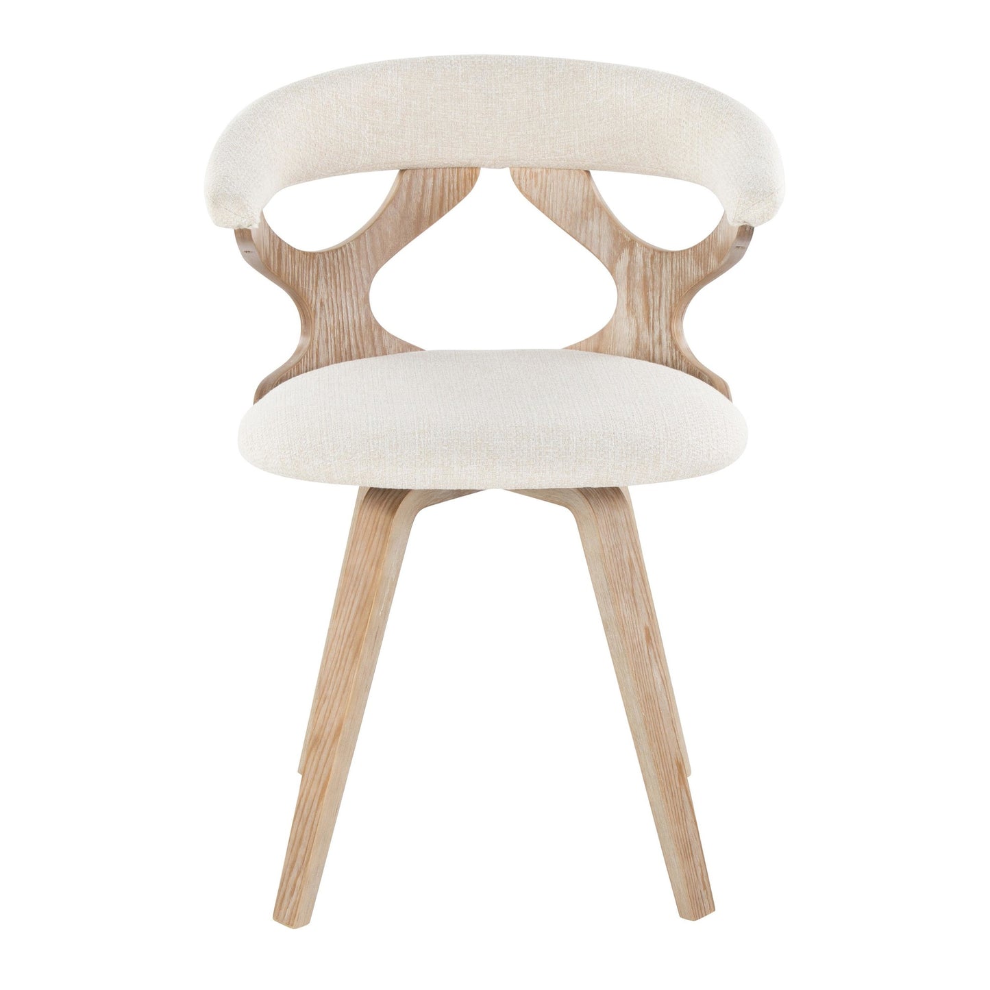 Gardenia Chair Cream By LumiSource | Dining Chairs | Modishstore - 6