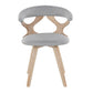 Gardenia Chair Cream By LumiSource | Dining Chairs | Modishstore - 14