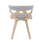 Gardenia Chair Cream By LumiSource | Dining Chairs | Modishstore - 12