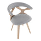 Gardenia Chair Cream By LumiSource | Dining Chairs | Modishstore - 13