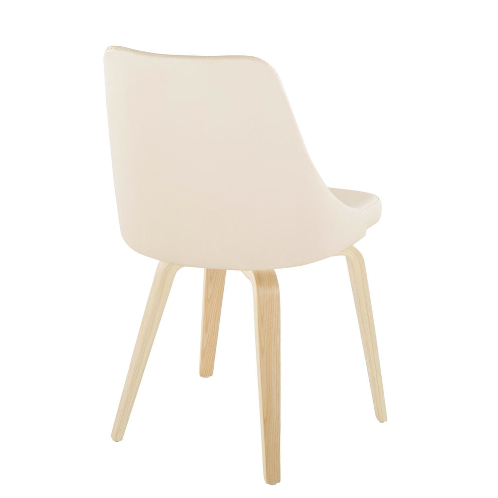 Giovanni Chair - Set of 2 Black Cream By LumiSource | Dining Chairs | Modishstore - 12