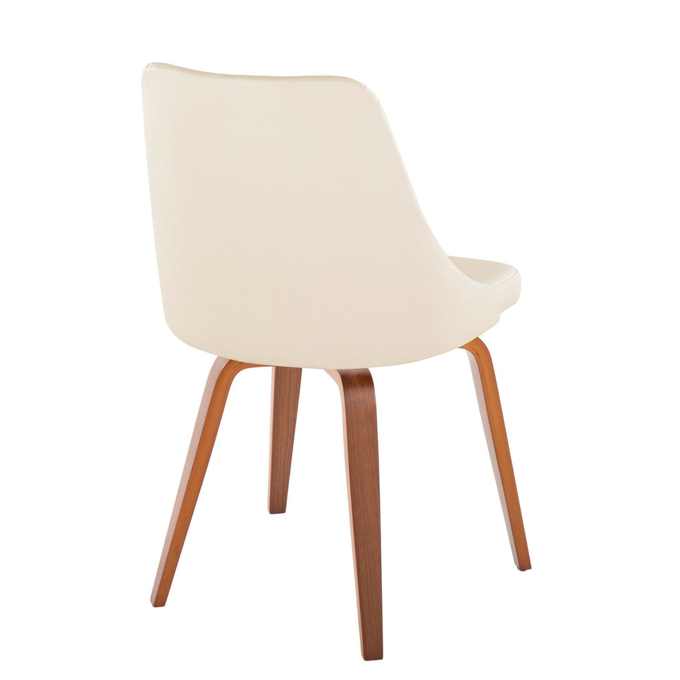 Giovanni Chair - Set of 2 Black Cream By LumiSource | Dining Chairs | Modishstore - 19