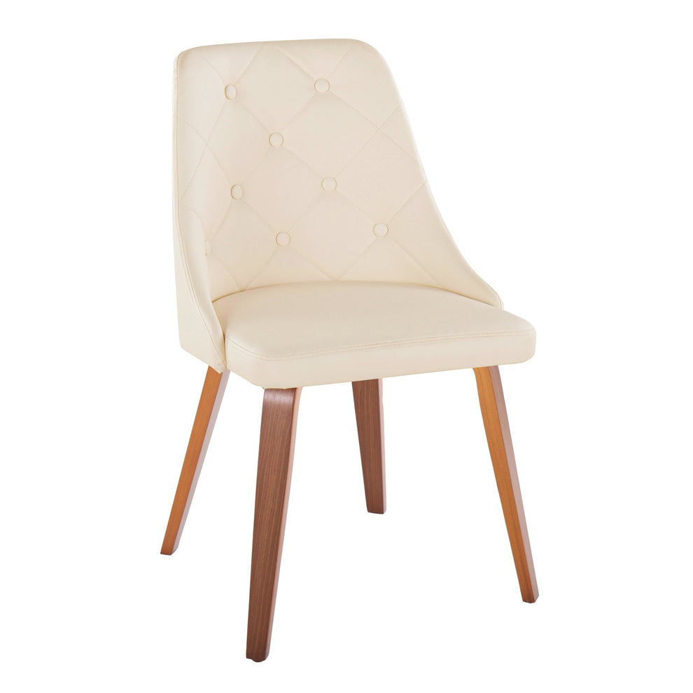 Giovanni Chair - Set of 2 Black Cream By LumiSource | Dining Chairs | Modishstore - 17