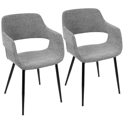 LumiSource Margarite Chair Set of 2 | Modishstore | Armchairs