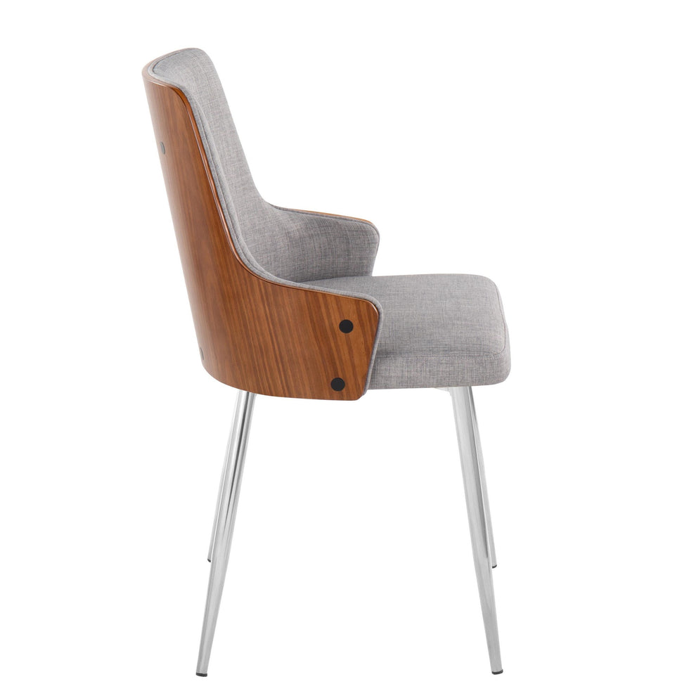 Stella Chair - Set of 2 Gray By LumiSource | Dining Chairs | Modishstore - 4