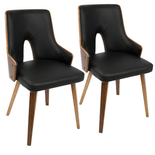 LumiSource Stella Padded Dining Chair - Set of 2 | Modishstore | Dining Chairs