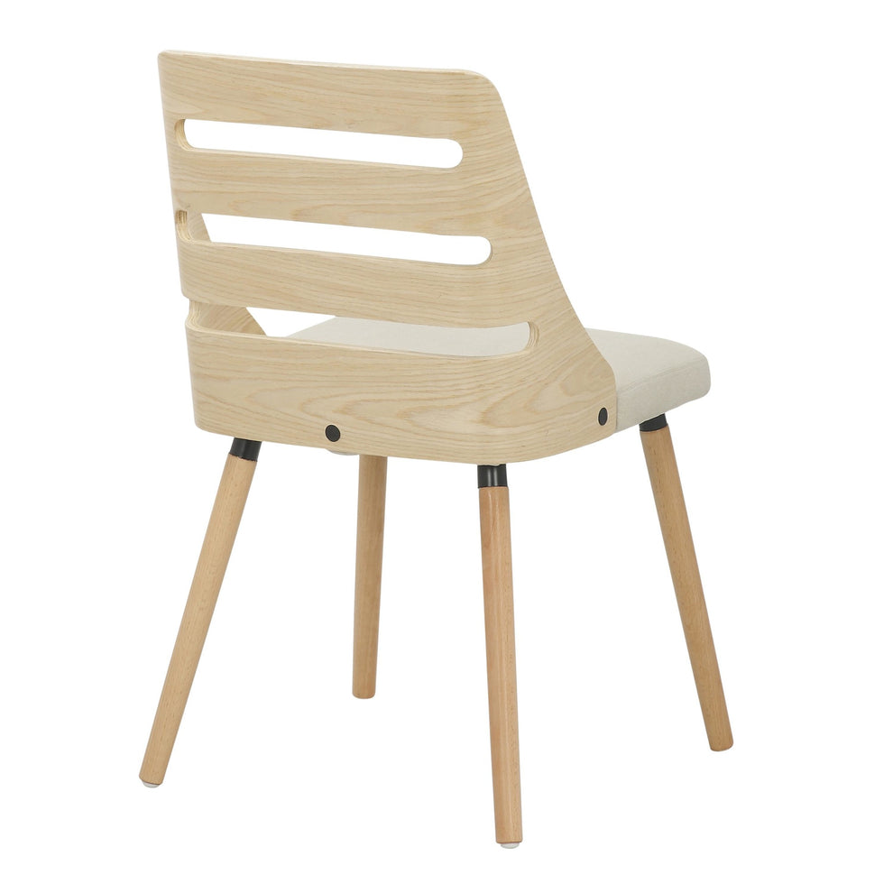 Trevi Chair - Set of 2 Cream By LumiSource | Dining Chairs | Modishstore - 4